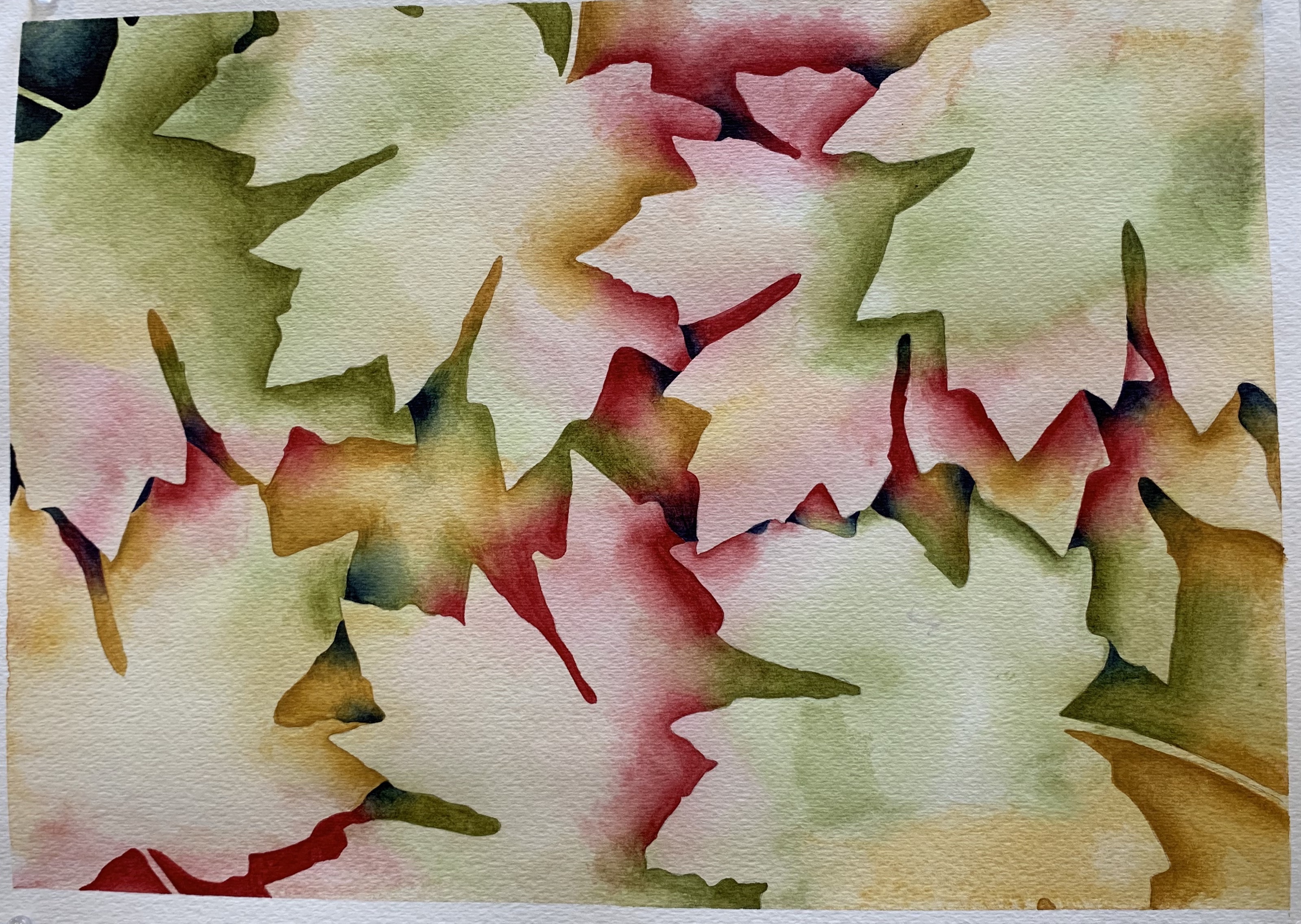fall leaves watercolor